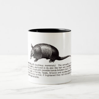 armadillo tweekleurige koffiemok
