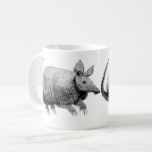 Armadillo uit Texas - Glaze Koffiemok (Voorkant links)