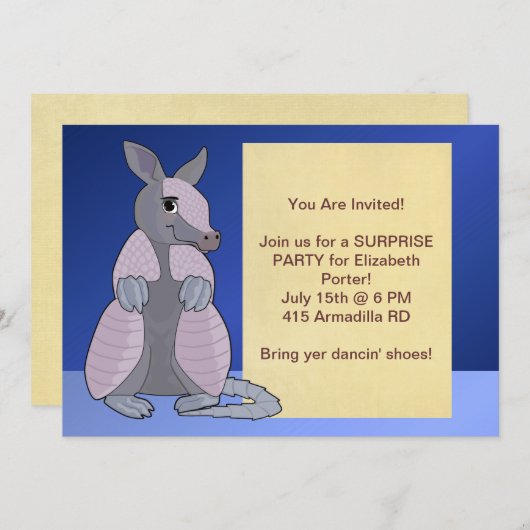 Armadillo-uitvindingen Kaart (Voorkant / Achterkant)