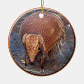Armadillo van Helaine Keramisch Ornament (Voorkant)