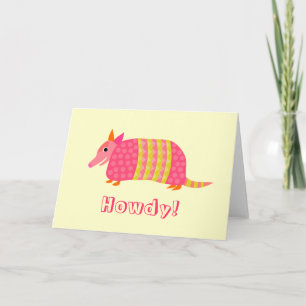 Armadillo-Wenskaart Kaart