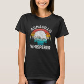 Armadillo Whisperer Armadillo Armadillo Retro T-shirt (Voorkant)