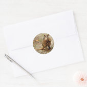 Armadillo wild dier ronde sticker (Envelop)
