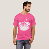 Armadillo woestijnlandschap actief t-shirt (Voorkant volledig)