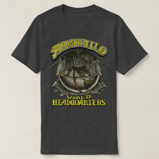 Armadillo World Hoofdkwartier 1970 T-shirt (Design voorkant)