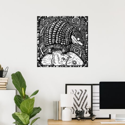 Armadillo World Poster (Thuiskantoor)