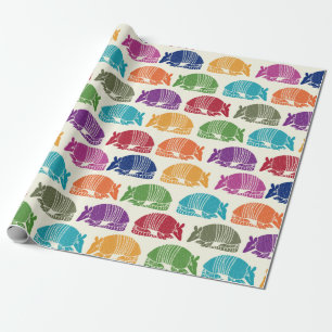 Armadillos Colorful Patterned Cadeaupapier