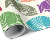 Armadillos Colorful Patterned Cadeaupapier (Rol Hoek)