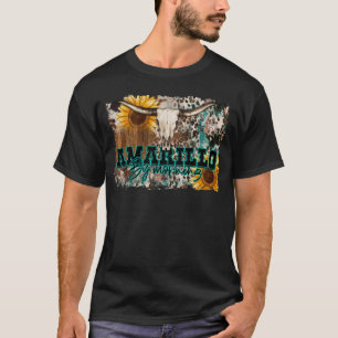 Armadillo's morning TShirt, Koeienhuid bull schede T-shirt