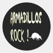 Armadillos Rock. Sticker (Voorkant)