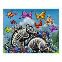 Armadillos Wildbloemen Butterflies