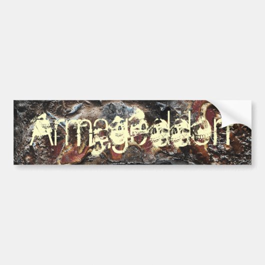 Armageddon Bumpersticker (Voorkant)
