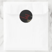 armageddon ronde sticker (Tas)