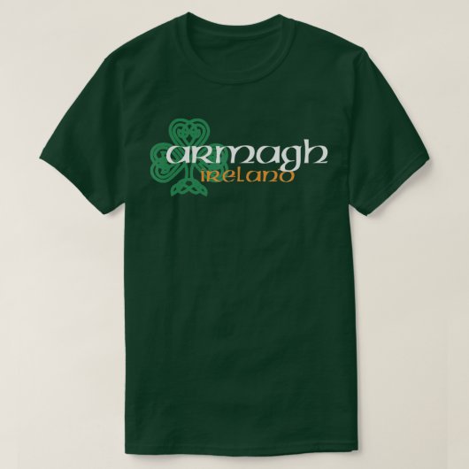 ARMAGH Irish American Celtic Shamrock T-shirt (Design voorkant)