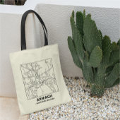 Armagh, Northern Ireland City Map Tote Bag