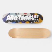 Arman. Graffiti aangepast skateboard (Horizontaal)