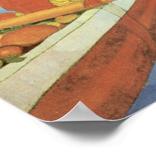 Arman Manookian-Mannen in een Outrigger Canoe Poster (Hoek)