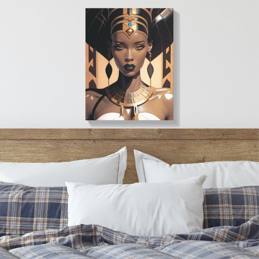 ARMANA QUEEN CANVAS AFDRUK (Insitu (Slaapkamer))