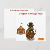 Armand, armadillo-circusdirecteur (Voorkant / Achterkant)