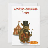 Armand, armadillo-circusdirecteur kaart (Voorkant)