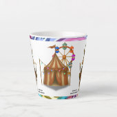 Armand, armadillo-circusdirecteur latte mok (Voorkant)