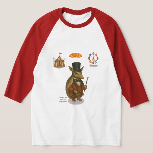 Armand, armadillo-circusdirecteur t-shirt (Laagn)