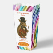 Armand, armadillo ringmaster bedankdoosjes (Achterkant)