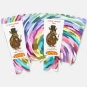 Armand, armadillo ringmaster bedankdoosjes (Ongevouwen)