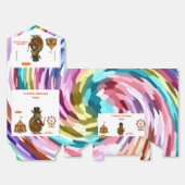 Armand, armadillo ringmaster bedankdoosjes (Ongevouwen)