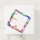 Armand, armadillo ringmaster bedankjes labels (In situ)