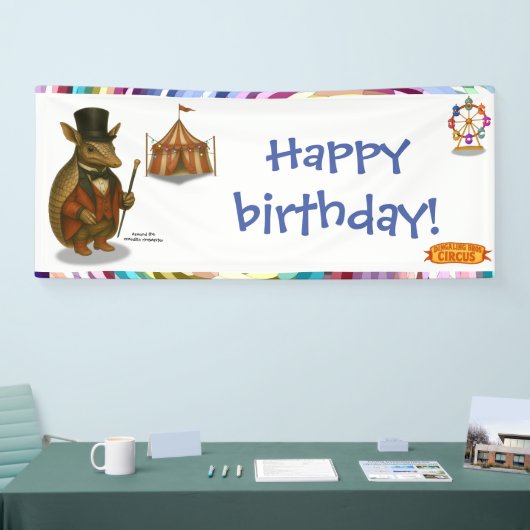 Armand, armadillo ringmaster spandoek (Beurs)