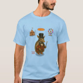 Armand, armadillo ringmeester t-shirt (Voorkant)