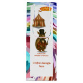 Armand, armadillo ringmeester wijn cadeautas (Voorkant)