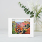 Armand Guillaumin #17 - Kunstmatig Briefkaart (Staand voorkant)