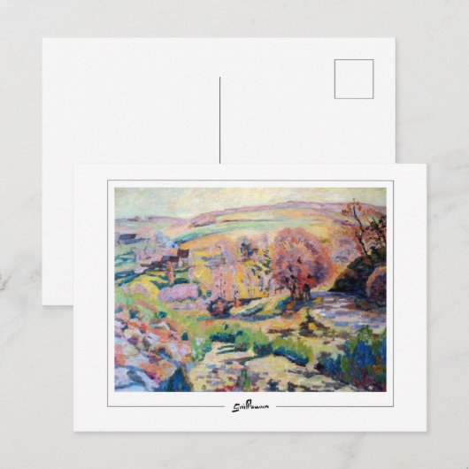 Armand Guillaumin #41 - Kunstmatig Briefkaart (Voorkant / Achterkant)