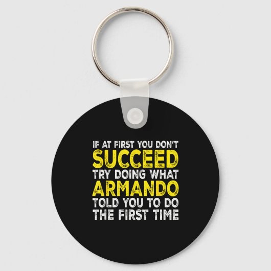 Armando - Als het niet lukt bij de eerste poging,  Sleutelhanger (Voorkant)