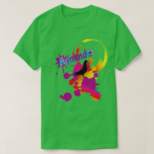 Armando's wereldrecordduif 1 t-shirt (Design voorkant)