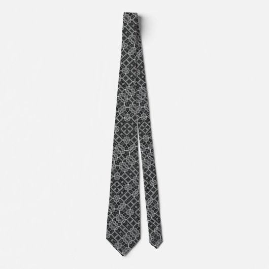 Armani Black Diamond Foulard Stropdas (Voorkant)