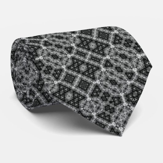 Armani Black Diamond Foulard Stropdas (Opgerold)
