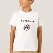"ARMANI Kinderen Logo T-Shirt - Stijlvol en comfor (Voorkant)