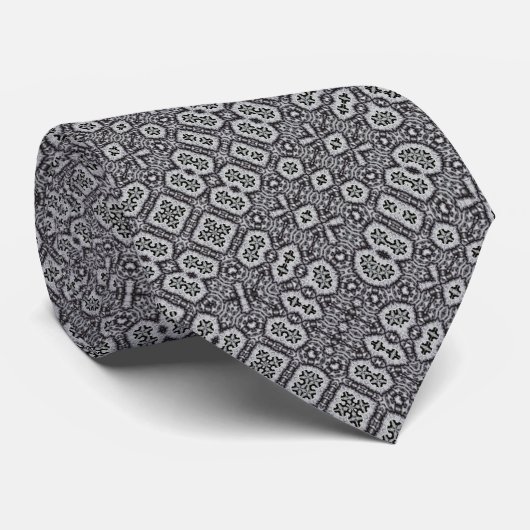 Armani Sneeuw Diamant Matrix Foulard Stropdas (Opgerold)