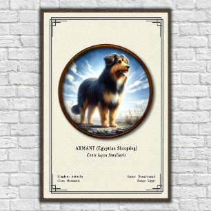 Armant (Egyptische Herdershond) Zoölogie Serie Poster