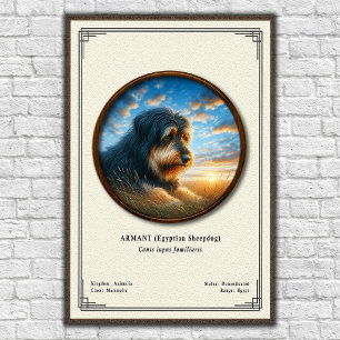 Armant (Egyptische Herdershond) Zoölogie Serie Poster