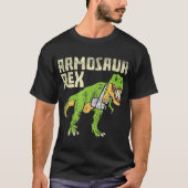 Armaur Rex Dinosaur Fractured Arms Broken Arm Su T-shirt (Voorkant)