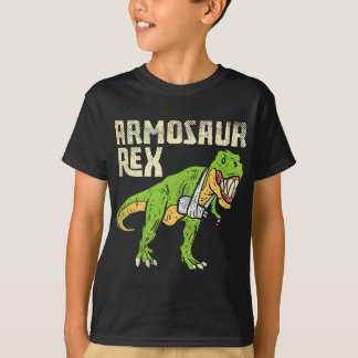 Armaur Rex Dinosaur Fractured Arms Broken Arm Su T-shirt