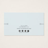 Armband Display Kaart · Pastel Waterverf Natuur (Achterkant)