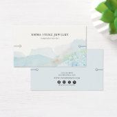 Armband Display Kaart · Pastel Waterverf Natuur (Bureau)