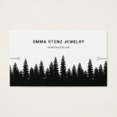 Armband Display Kaart · Rustiek dennenbos (Voorkant)