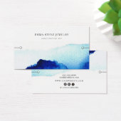 Armband Display Kaart · Waterverf Indigo Blauw (Bureau)