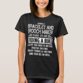 Armband en broche maker t-shirt (Voorkant)